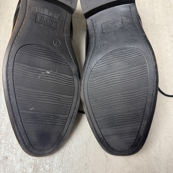 Mix No. 6 Black Oxfords Classic Formal Shoes size 7 like new - Picture 10 of 11